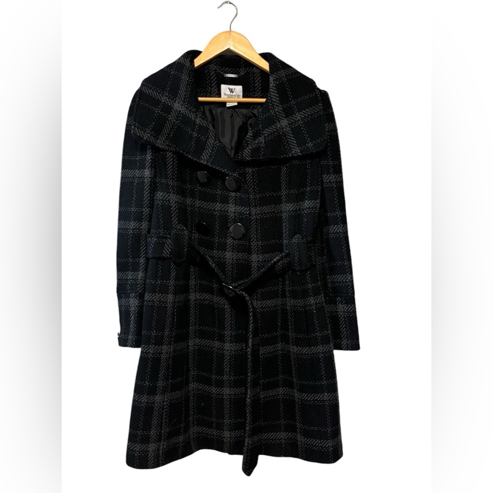 Pea Coat jacket Black and Gray Women’s Size:‎ Small